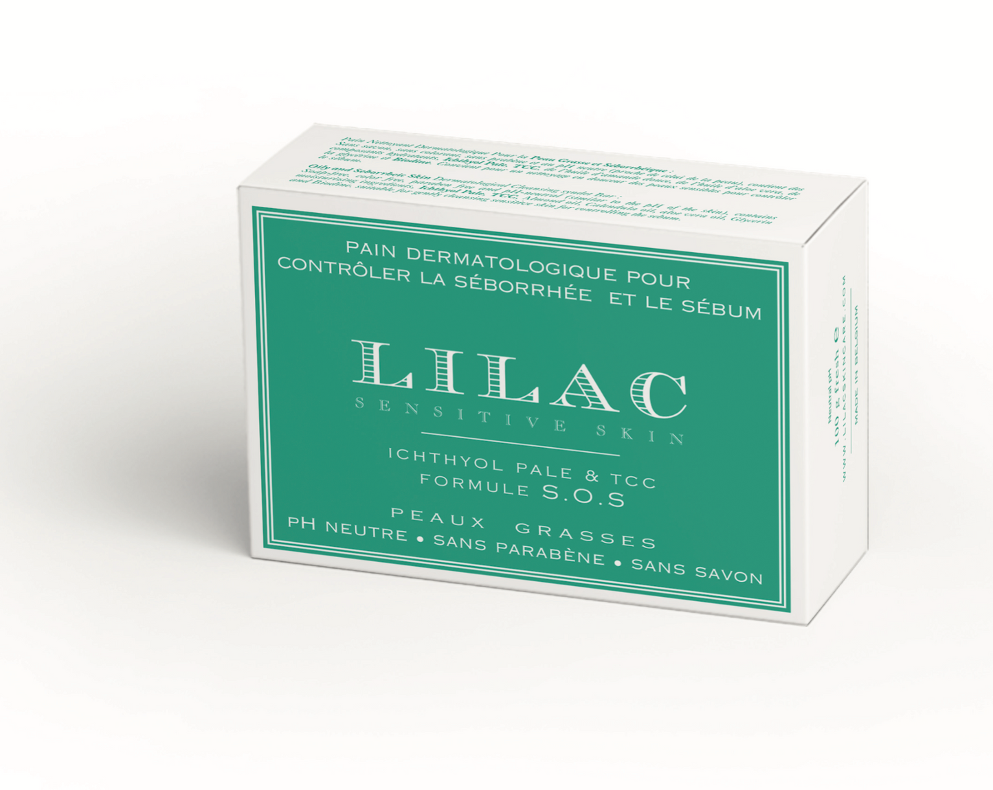 LILAC Barra Dermatológica para Controlo de Oleosidade ICTIOL & TCC SOS