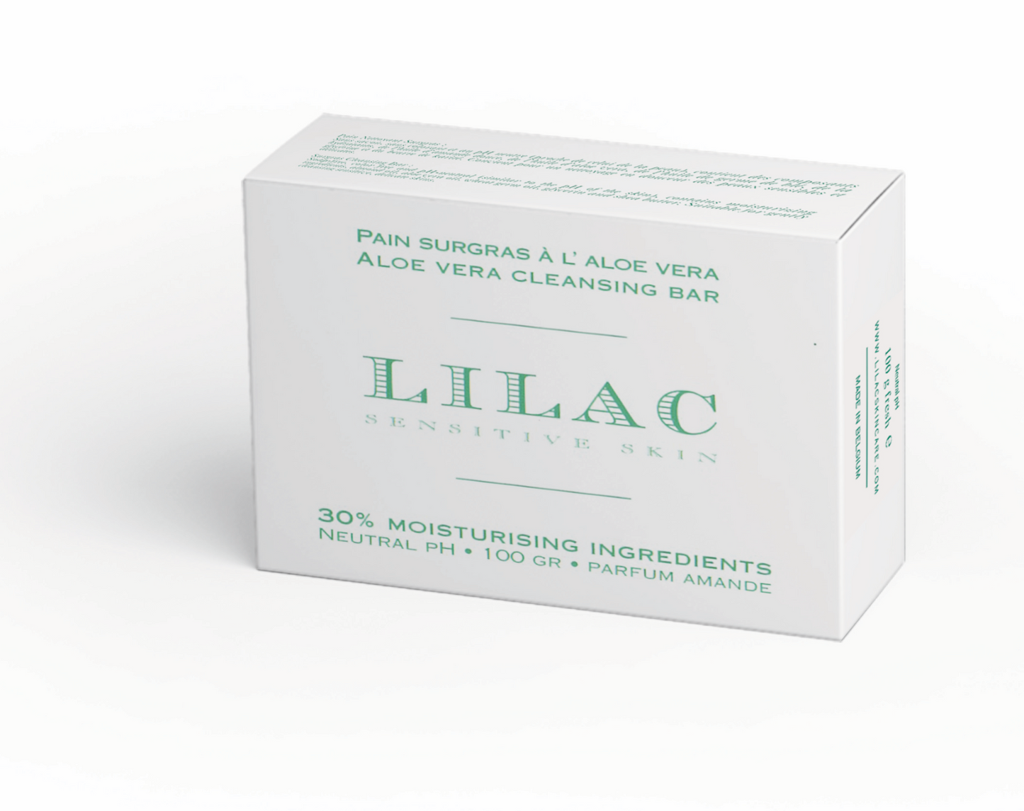LILAC Barra Dermatológica Hidratante (com Aloé Vera Extra-Rica)