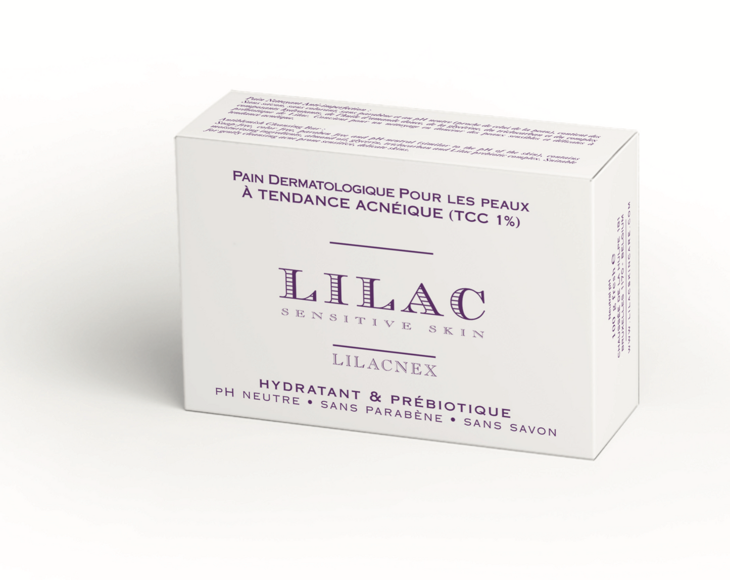 LILAC Barra Dermatológica LILACNEX para Controlo de Oleosidade TCC 1%